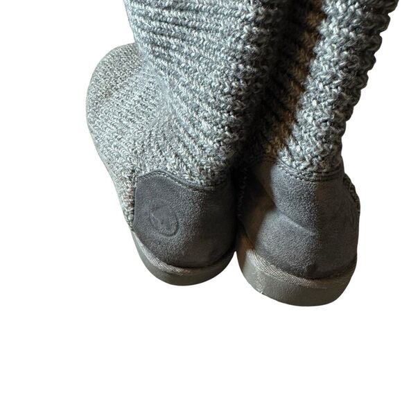 Womens Size 9 Airwalk Gray Knitted Boots - Picture 4 of 6